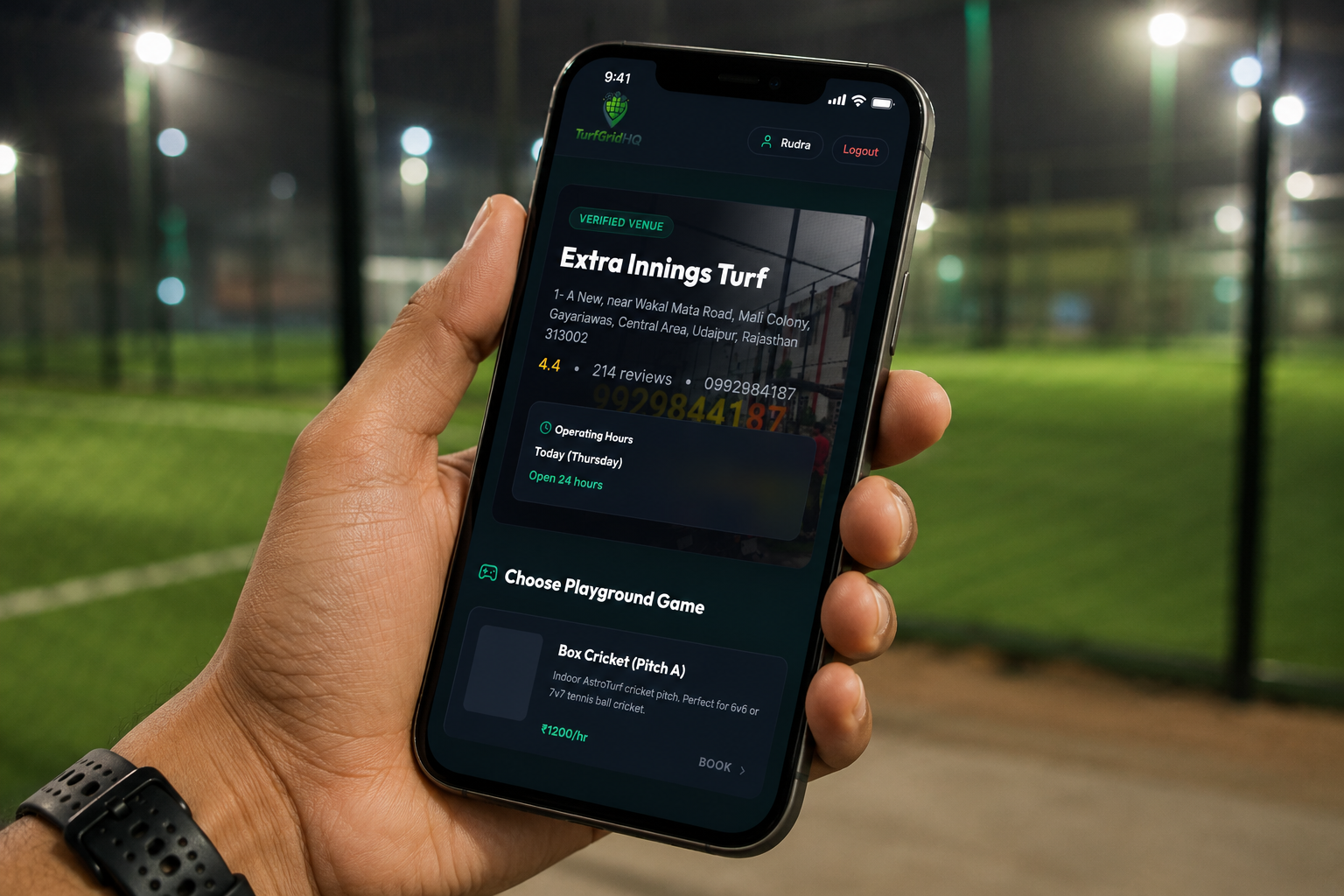 Mobile Booking UI Mockup