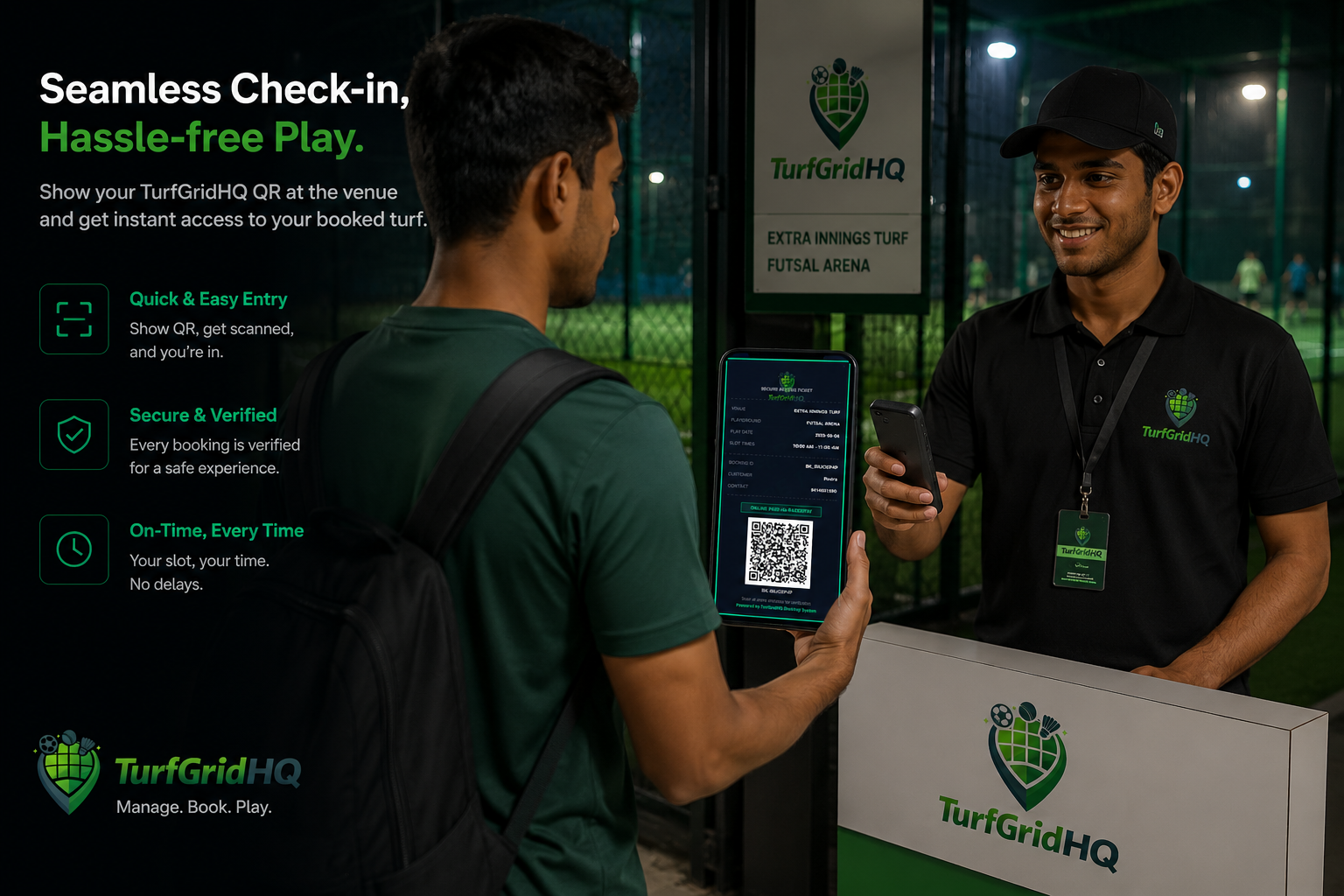 QR Code Scanning Check-in